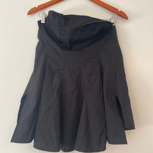 MICHIKO by Y’s Strapless Peplum Black Top – Size 2 - Picture 2 of 5